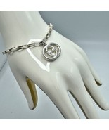 Gucci Interlocking Silver G Chain Linked Bracelet NEW - $6,524.21 MXN