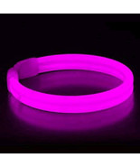 LED Pink Glow Stick 8-Inch Wide LED Bracelets - Pack of 25 - €80,88 EUR
