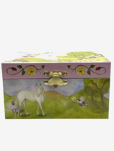 Enchantments Musical Treasure Jewelry Box White Fairy Horse Good Old Summertime - £16.47 GBP