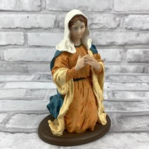 Virgin Mary Nativity Figure Blessed Mother Resin Christmas Holiday Manger - $18.04