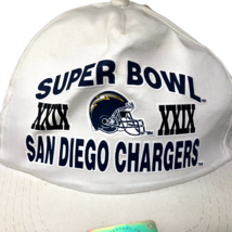 VTG NWT Logo 7 Universal San Diego Chargers Super Bowl XXIX White Snapback Hat - £79.28 GBP