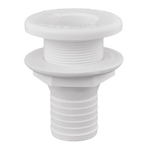 Attwood Plastic Thru-Hull Fitting - 1-1/2&quot; - White - £20.11 GBP