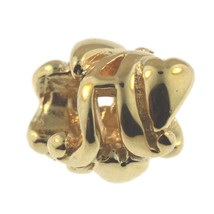 Authentic Trollbeads 18K Gold 21144A Letter Bead A, Gold - £287.44 GBP