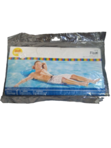 Raft Pool My Sun Shine 72 inch LARGE Adult Swim Float Raft Blue - £7.65 GBP