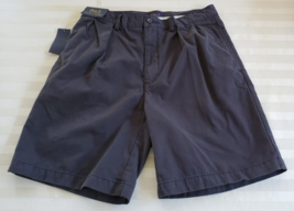 NWT Polo Ralph Lauren Navy Blue Shorts Mens Size 33 cotton Flat Front - £23.52 GBP