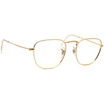 Ray-Ban Eyeglasses RB 3857 Frank 3086 Legend Gold Square Metal Italy 51[... - $1,876.91 MXN