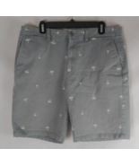 Old Navy Men&#39;s Shorts Ultimate Slim Built In Flex Palm Trees Size 36 - $10.88