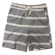 Micros Boys Stretch Cotton Shorts Size Small Color Navy Stripe - $21.78