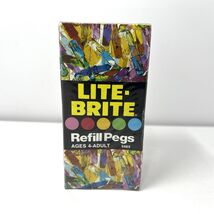 Vintage Lite-Brite 1979 Refill Pegs 240 Count 5465 Hasbro Original NEW S... - $19.75
