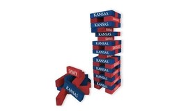 Kansas Jayhawks College Table Top Stackers Tower Building Game NCAA Dorm Party - £11.51 GBP