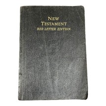 New Testament Red Letter Edition World Publishing Co. Vintage Self Pronouncing - £6.77 GBP