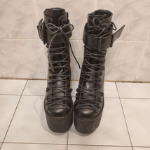 Current mood Platform combat boots 8 - $120.00