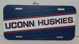 Wincraft university of Connecticut UCONN Huskies Plastic Licence Plate - £19.40 GBP