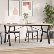 Dining Table Natural wood and black - $5,699.64 MXN