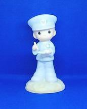 Precious Moments IT IS BETTER TO GIVE THAN TO RECEIVE ~ Policeman Writin... - $15.42