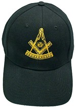 Buy Caps and Hats Past Master Mason Baseball Cap Freemason Hat Mens One Size Bla - £10.54 GBP