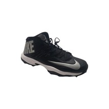 Nike Zoom Code Elite 3/4 TD Shark Football Cleats Black / Silver Size 18... - $67.50