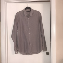 Theory Men’s pinstriped button down SZ XL - $59.40