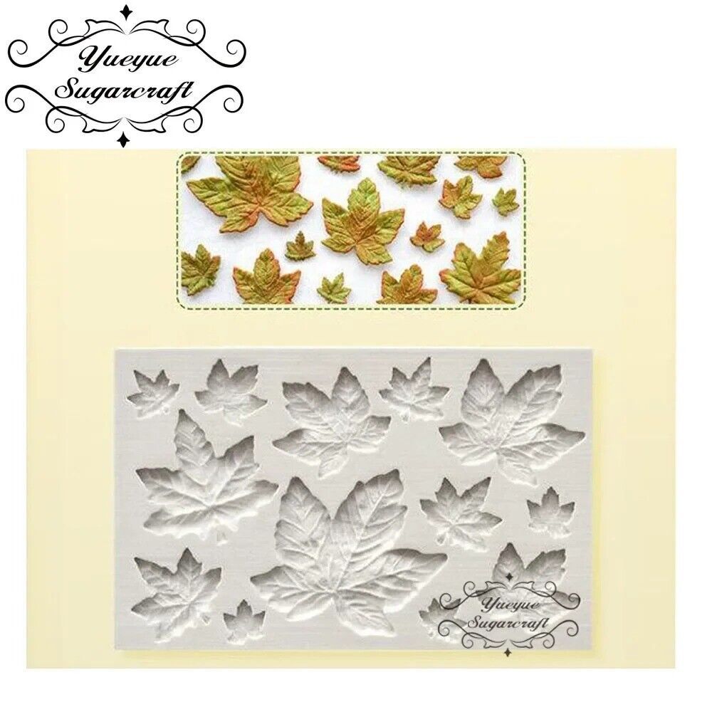 Sugarcraft Leaf Silicone mold Fondant Cake Decorating Chocolate Baking Mould