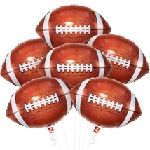 , Football Balloons For Football Party Decorations - 18 Inch, Pack Of 6 | Footba - £15.66 GBP