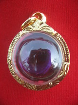 Magic Holy Purple Naga Eye Pendant Talisman Protective Lucky Life Thai A... - £21.57 GBP