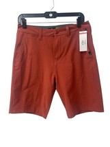 Quiksilver Men Original Union Heather Amphbian 20&quot; Shorts Red Ochre Size 30 - $26.73