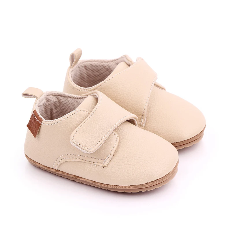 Newborn Boys Baby Shoes Sneaker First Walkers Kids Infant PU Leather Soft Sole C - £116.37 GBP