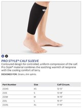 Bell-Horn Medium ProStyle Calf Sleeve Black - $364.15 MXN