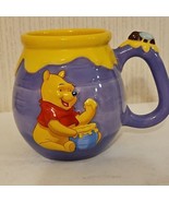 Disneyland Paris Coffee Mug Winnie The Pooh 3D Raised Relief Potbelly Ce... - £20.74 GBP