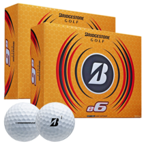 Bridgestone E6 Golf Balls Branded Bulk Soft Feel 2 Dozen Practice Gift 24 Ct New - £48.38 GBP