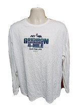 2016 NYRR Gridiron 4 Mile Central Park Adult White XL Long Sleeve TShirt - $14.85