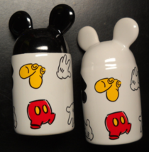 Disney Salt and Pepper Shaker Mickey Mouse Ears Ceramic Made In Thailand... - £11.87 GBP