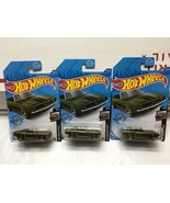 2020 Hot Wheels ‘69 Camaro Convertible  Green Lot of 3 - $5.93