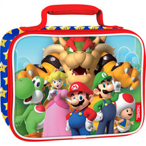 Super Mario Bros. Towering Bowser Thermos Insulated Lunch Box Multi-Color - £18.87 GBP