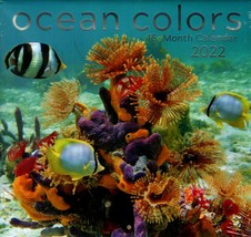 2022 16 Month Wall Calendar - Ocean Colors - $15.83