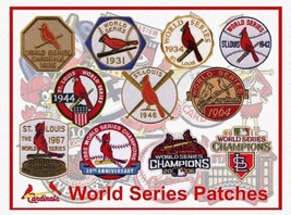 St. Louis Cardinals W/S Patches 8X10 Photo Baseball Picture Mlb - £3.85 GBP