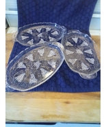 Vintage glass serving dishes - £9.82 GBP