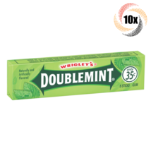 10x Packs Wrigley&#39;s Doublemint Flavor Chewing Gum ( 5 Sticks Per Pack ) - $8.34