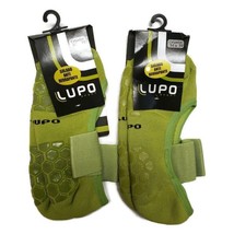 LUPO Lot of 2 Solid Yoga-Pilates Socks With Grippers Lime One Size Fits ... - $10.74