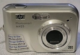 HP Photosmart M425 6.0MP Digital Camera Point 3X Optical Zoom Tested - $12.19