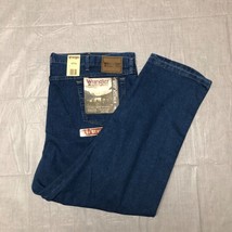Wrangler Rugged Wear Jeans Mens 50 x 30 Blue Flex Denim Straight Leg NEW - £22.47 GBP