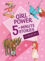 Girl Power 5-Minute Stories 10 Books In 1 Treasury Short Bedtime Kids Storytime - £8.18 GBP