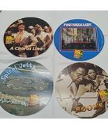 Lot of (4) 1970s Arts Entertainment Circle Cardboard Collectables With F... - €10,96 EUR