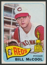 1965 Topps Card 18 Bill McCool Cincinnati Reds Unenhanced 800 DPI Scan Photos - £4.49 GBP