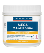 Ethical Nutrients Mega Magnesium 200g Powder Raspberry - $169.03 CAD
