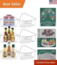 Efficient Lazy Susan Cabinet Organizer Set – 26&quot; to 32&quot; Bins with Non-Sl... - $63.00
