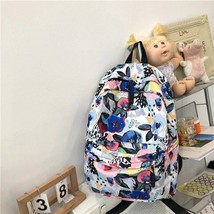 Casual College Student School Bags for Girl Teenage Female Schoolbag Backpa Fash - £153.39 GBP