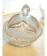 VTG.PRINCESS HOUSE Crystal Vanity Crystal Candy Bowl, Gold 24K finished.... - $34.94 CAD