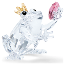 Authentic Swarovski Frog Prince Crystal Figurine - £62.49 GBP