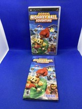 Super Monkey Ball Adventure (Sony PSP, 2006) Case + Manual Only - NO GAME - £14.76 GBP